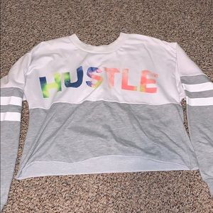 Long sleeve crop top